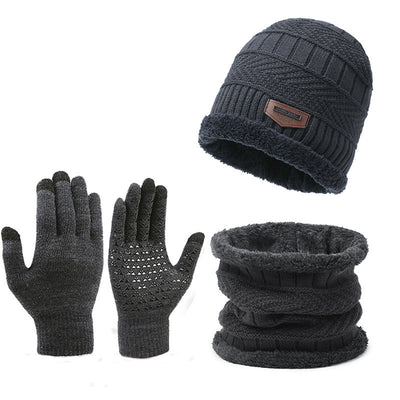 Conjunto Invernal 3 en 1: Bufanda, Guantes y Gorro de Lana Térmica - Image 2