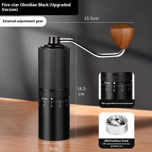 Molinillo de Café Manual Portátil con Ajuste Externo y Núcleo de Acero - Image 6