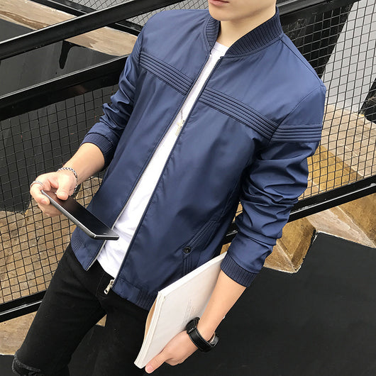 Chaqueta Casual de Punto Acanalado para Hombre - Image 14