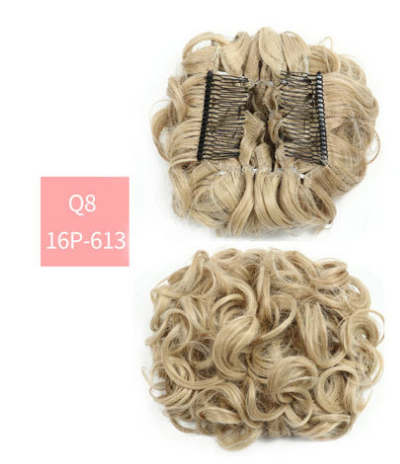 Moño Postizo de Fibra Sintética Resistente al Calor - Cabello de Seda Artificial - Image 8