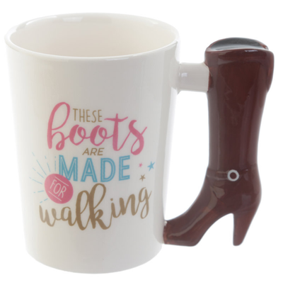 Taza Cerámica Creativa con Diseño de Botas y Tacones Altos - Image 4