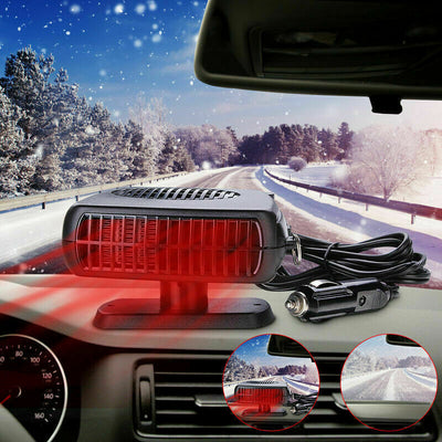 Calefactor Portátil para Auto con Desempañador y Ventilador