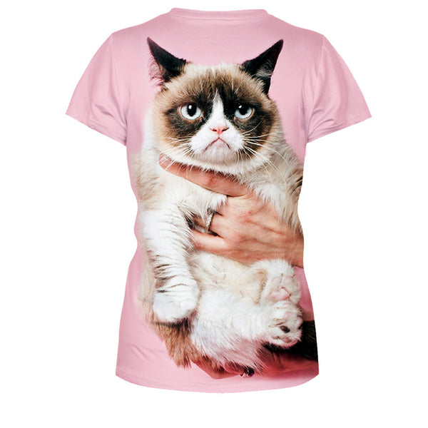 Playera Estampada Grumpy3D para Mujer - Impresión Digital de Alta Calidad