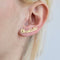 DIY custom English letter name earrings personalized custom earrings holiday gift Dorado