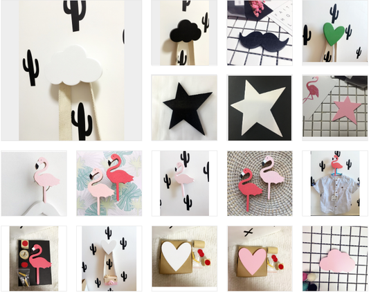 Gancho de Pared Diseño Nube