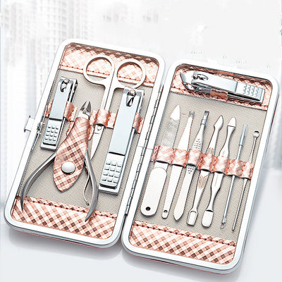 Set de 12 Herramientas de Manicura en Acero Inoxidable - Image 13