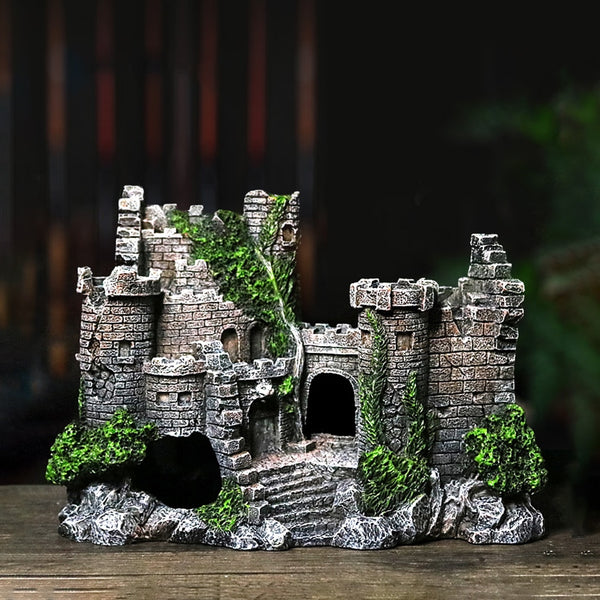 Castillo de Resina Decorativo para Acuarios