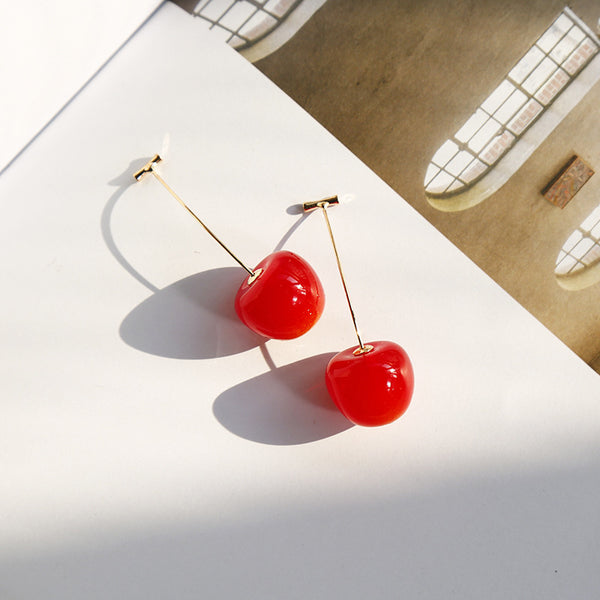 Aretes de Cereza Degradado Japonés - Simulación Realista Estilo Instagram - Image 5