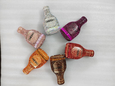 Clutch de Noche Champagne con Cristales Brillantes para Mujer - Image 36