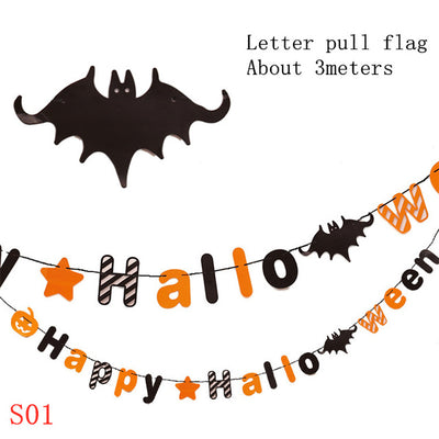 Guirnalda de Banderines con Diseños de Halloween — 3 m - Image 5