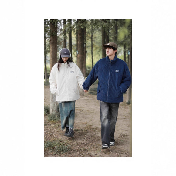 Abrigo de Pana Estilo Americano Invierno Premium