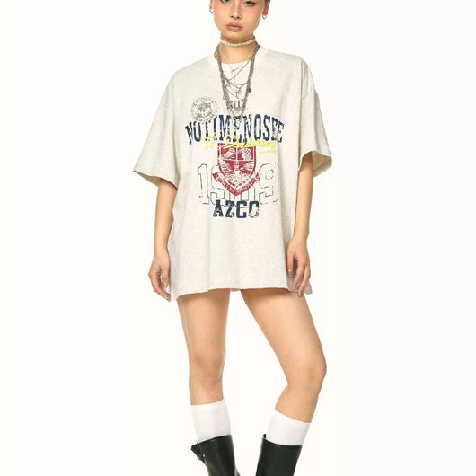 Playera Bordada con Letras Sueltas Estilo Street - Image 9