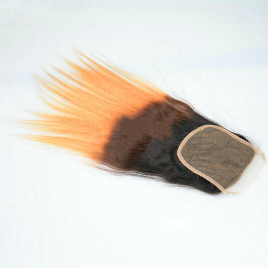 Peluca de cabello liso tejido a mano para mujeres - Image 2