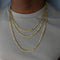 Collar Largo de Acero para Hombre