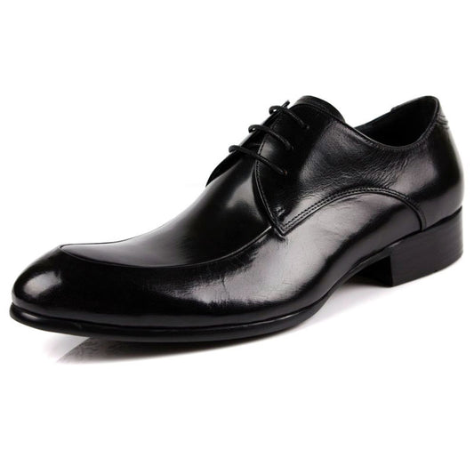 Zapatos de Vestir Ejecutivos con Punta Afilada - Estilo Británico Premium