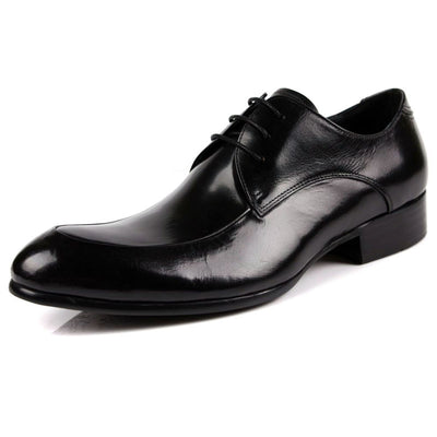 Zapatos de Vestir Ejecutivos con Punta Afilada - Estilo Británico Premium