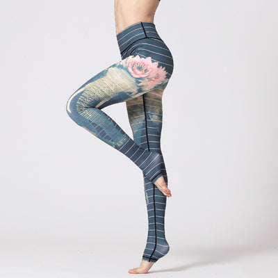 Pantalones de yoga estampados para mujer - Image 19