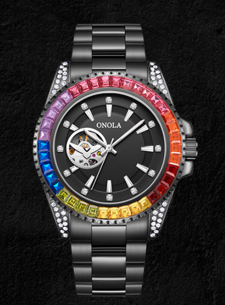 Reloj Automático para Hombre con Correa de Acero Inoxidable Macizo - Image 16