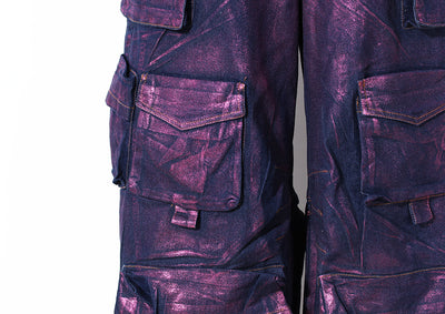 Jeans Casuales Morados con Efecto Bronceado para Mujer - Image 10