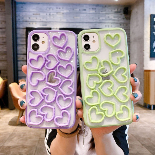 Funda iPhone 11 12Pro Max Amor 3D - Diseño Elegante y Protección Premium - Image 11