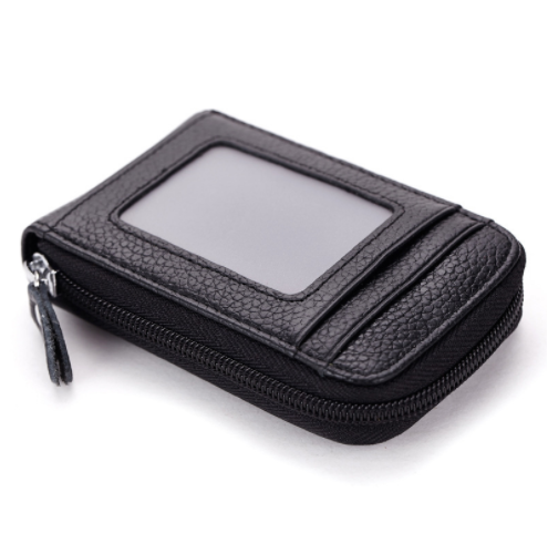 Cartera Organizadora de Cuero Estilo Coreano - Porta Tarjetas Compacta - Image 12