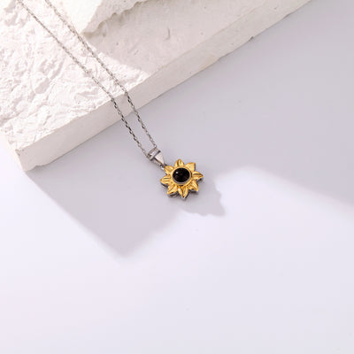 Collar Proyector de Girasol en Plata S925 para Mujer - Image 7
