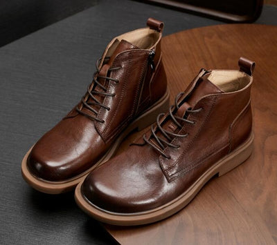 Botas Martin de Cuero Genuino para Hombre - Estilo y Durabilidad - Image 6
