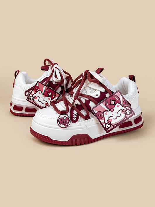Zapatillas Deportivas Plataforma Red Board para Mujer - Image 5