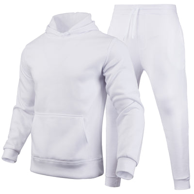 Sudadera Hoodie Slim Fit de Color Sólido para Hombre - Image 18