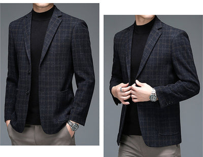 Blazer Cuadros Hombre Elegante para Negocios - Image 17