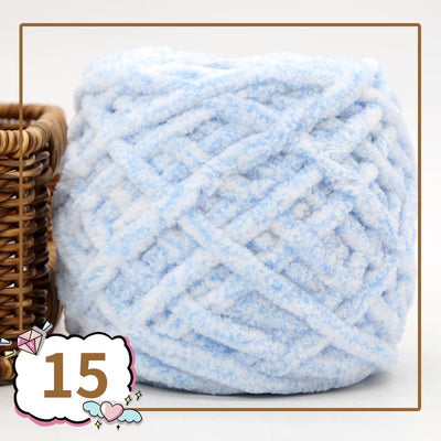 Lana para Tejer Colorida Ice Line - Hilo Grueso Suave para Bufandas Artesanales DIY - Image 14