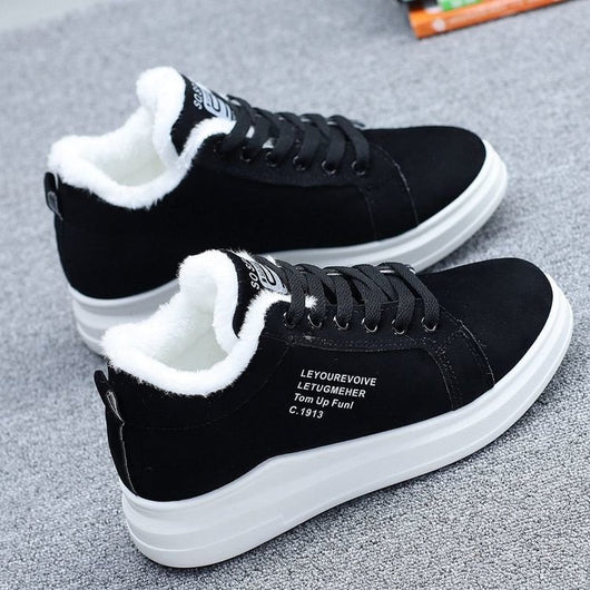 Zapatillas Deportivas Cálidas Acolchadas para Mujer Talla Grande - Image 14