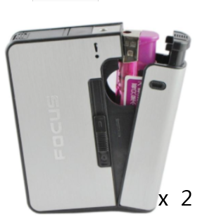 Estuche Automático para Cigarrillos de Aleación de Aluminio (Pack 2) - Image 3
