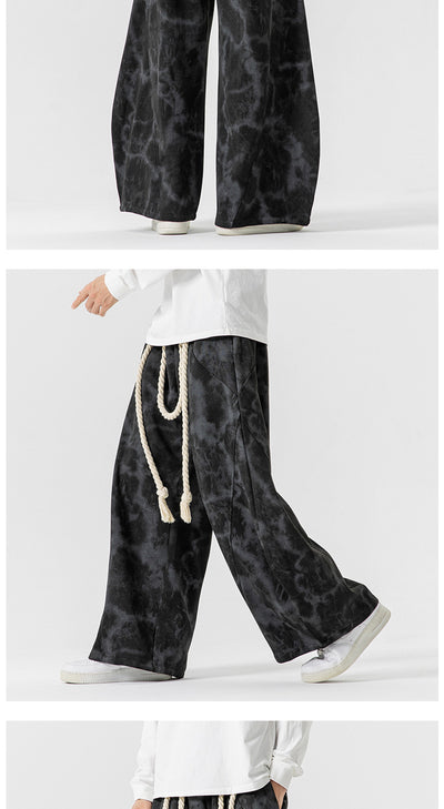 Pantalones de Buzo Talla Grande Tie-Dye Estilo Japonés-Hong Kong - Image 12