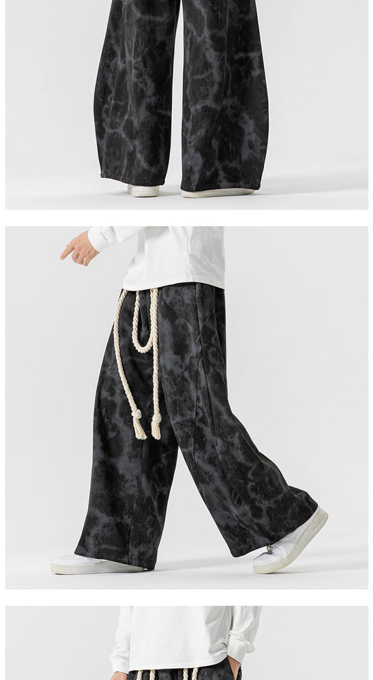 Pantalones de Buzo Talla Grande Tie-Dye Estilo Japonés-Hong Kong - Image 12