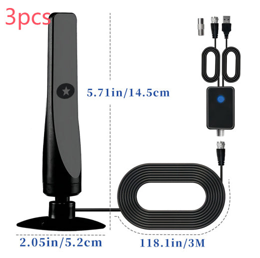 Antena de TV Digital HD con Ventosa para Canales Gratuitos - Image 7