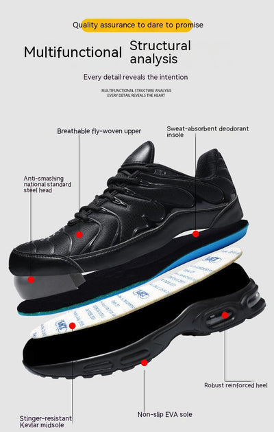 Tenis Deportivos Ligeros Antideslizantes Resistentes al Impacto - Image 12