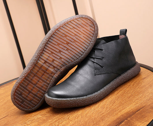 Botas Martin de Cuero Vintage Desgastado con Suela de Goma - Image 18