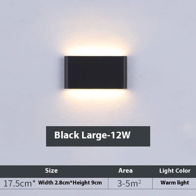 Lámpara LED Rectangular para Exterior - Pared, Patio y Jardín - Image 7