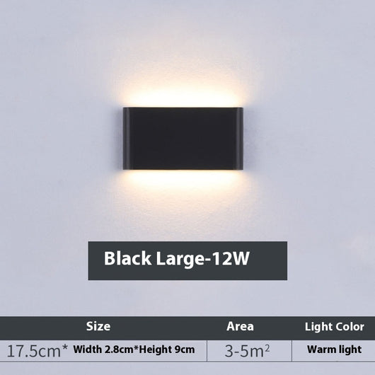 Lámpara LED Rectangular para Exterior - Pared, Patio y Jardín - Image 7