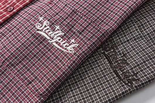 Camisa de Cuadros Patchwork para Hombre - Image 13