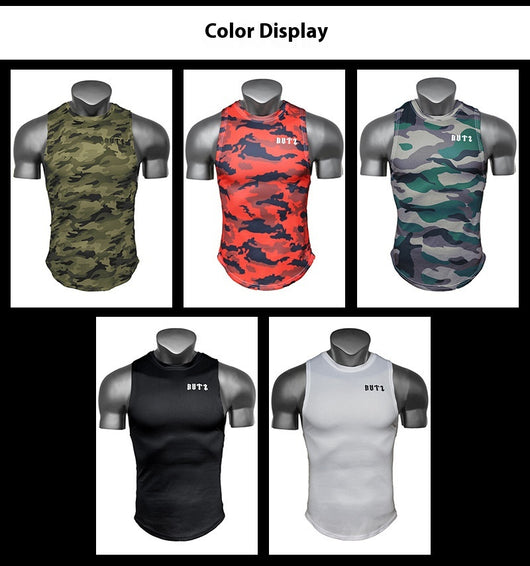 Chaleco Deportivo Hombre Verano Suelta Comodidad Fitness - Image 14