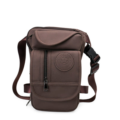 Mochila Hombre Cuero Nobuck con Bolsillos Múltiples para Aventuras - Image 2