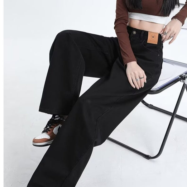 Jeans Rectos Clásicos para Mujer Estilo Americano