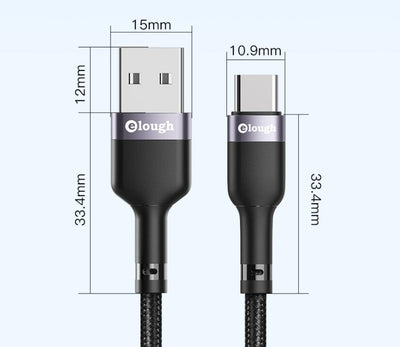 Cable USB Tipo-C de Carga Rápida 20W Nylon PD20W - Image 9