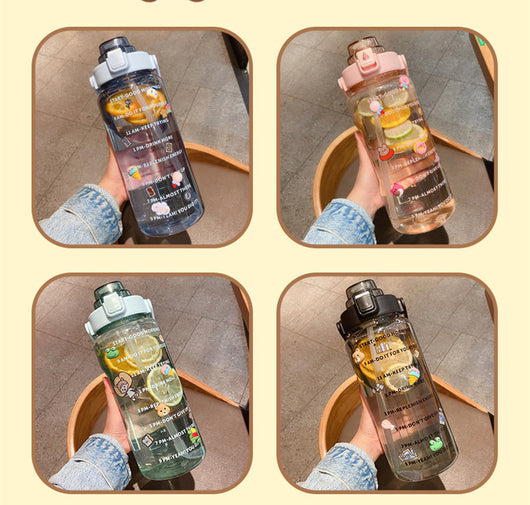 Botella Deportiva 2000ml con Popote - Resistente al Calor Extremo - Image 17