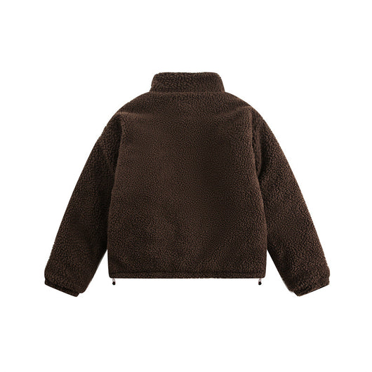 Abrigo de Lana de Cordero Estilo Retro Americano Unisex - Image 12