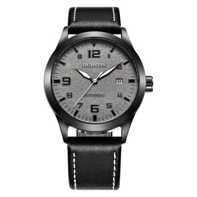 Reloj Mecánico Automático Retro Cuero Genuino Estilo Ejecutivo - Image 7