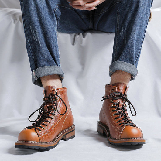 Botas Martin Altas Estilo Británico para Hombre - Image 3