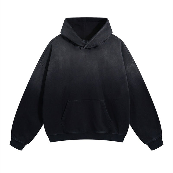 Sudadera Oversized de Moda Otoño Invierno con Detalles Rotos